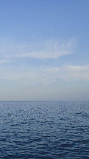 Sea Blue Ocean Sky Nature Android wallpaper
