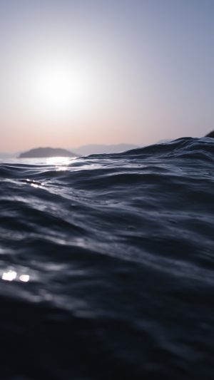 Sea Dive Wave Dark Summer Ocean Nature Android wallpaper