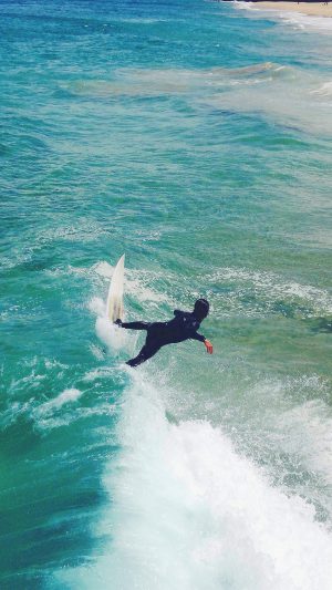 Sea Nature Wave Board Ocean Water Summer Android wallpaper