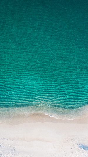 Sea Ocean Green Minimal Nature Wave Earth Android wallpaper