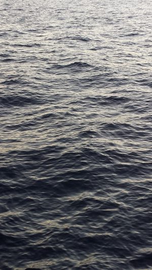 Sea Ocean Wave Dark Blue Nature Android wallpaper