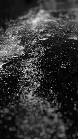 Sea Of Lights Dark Bw Night Love Nature Android wallpaper
