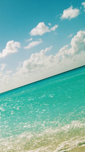 Sea Water Ocean California Sky Sunny Nature Android wallpaper