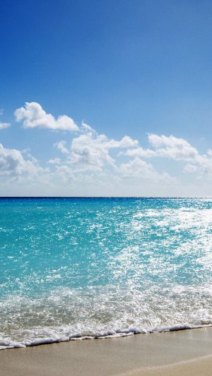 Sea Water Ocean Sky Sunny Nature Android wallpaper