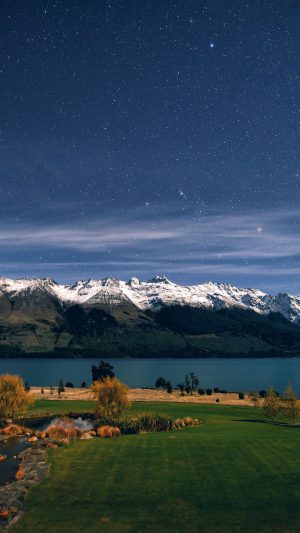 Silentnight Sky Nature Android wallpaper