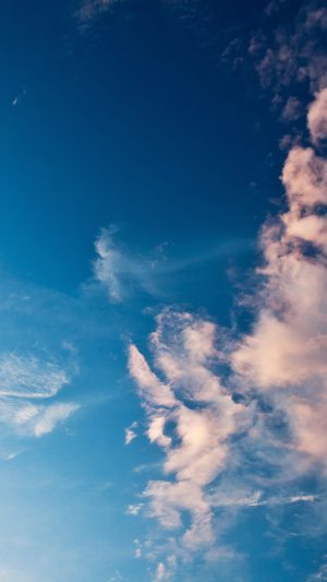 Sky Blue Cloud Sunny Clear Nature Android wallpaper