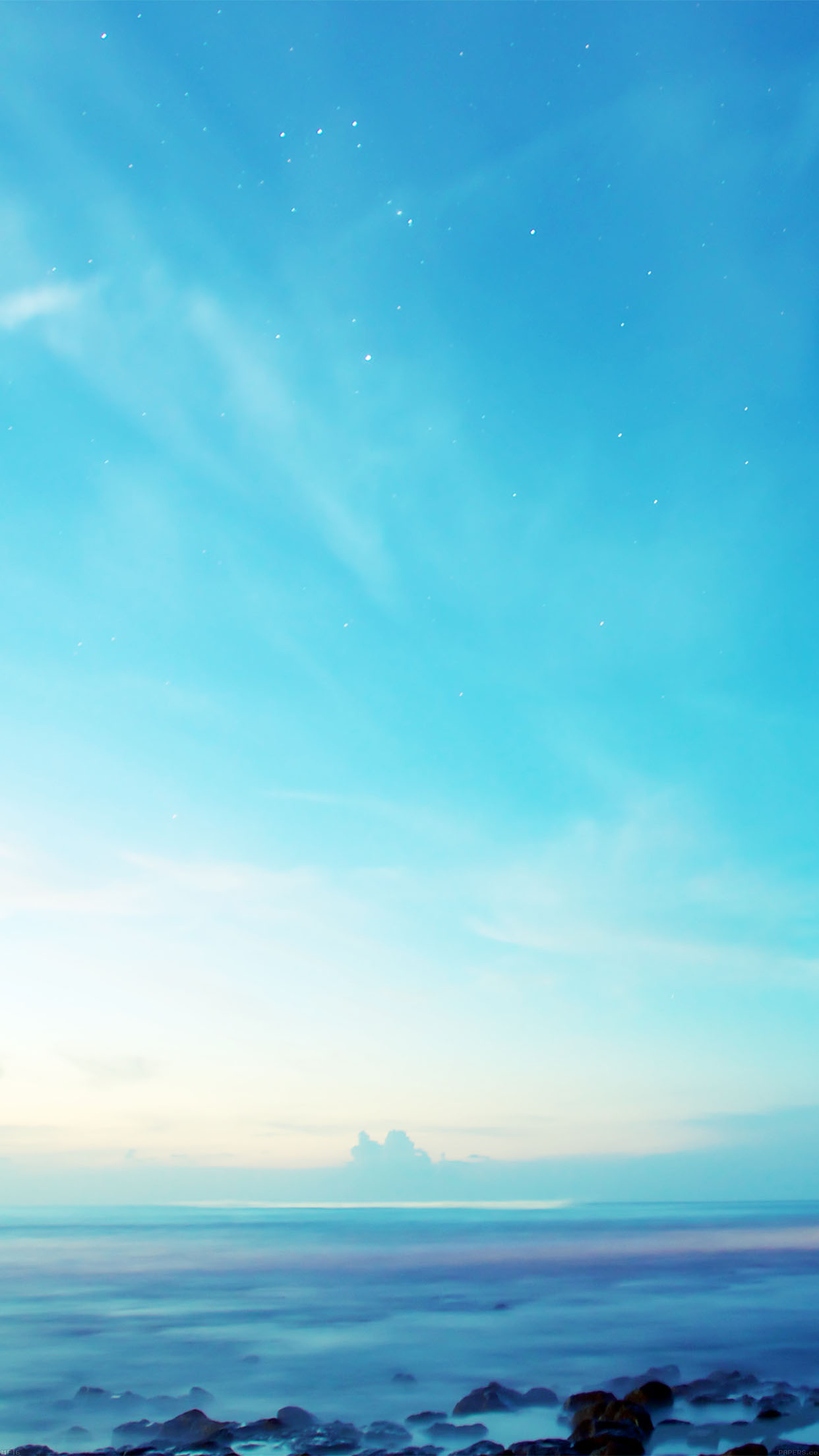 Sky Bright Shiny Morning Nature Android wallpaper