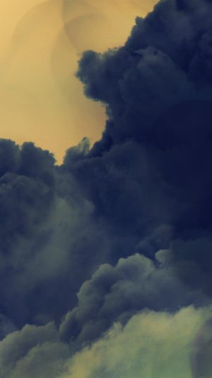 Sky Cloud Green Yellow Flare Nature Clear Android wallpaper