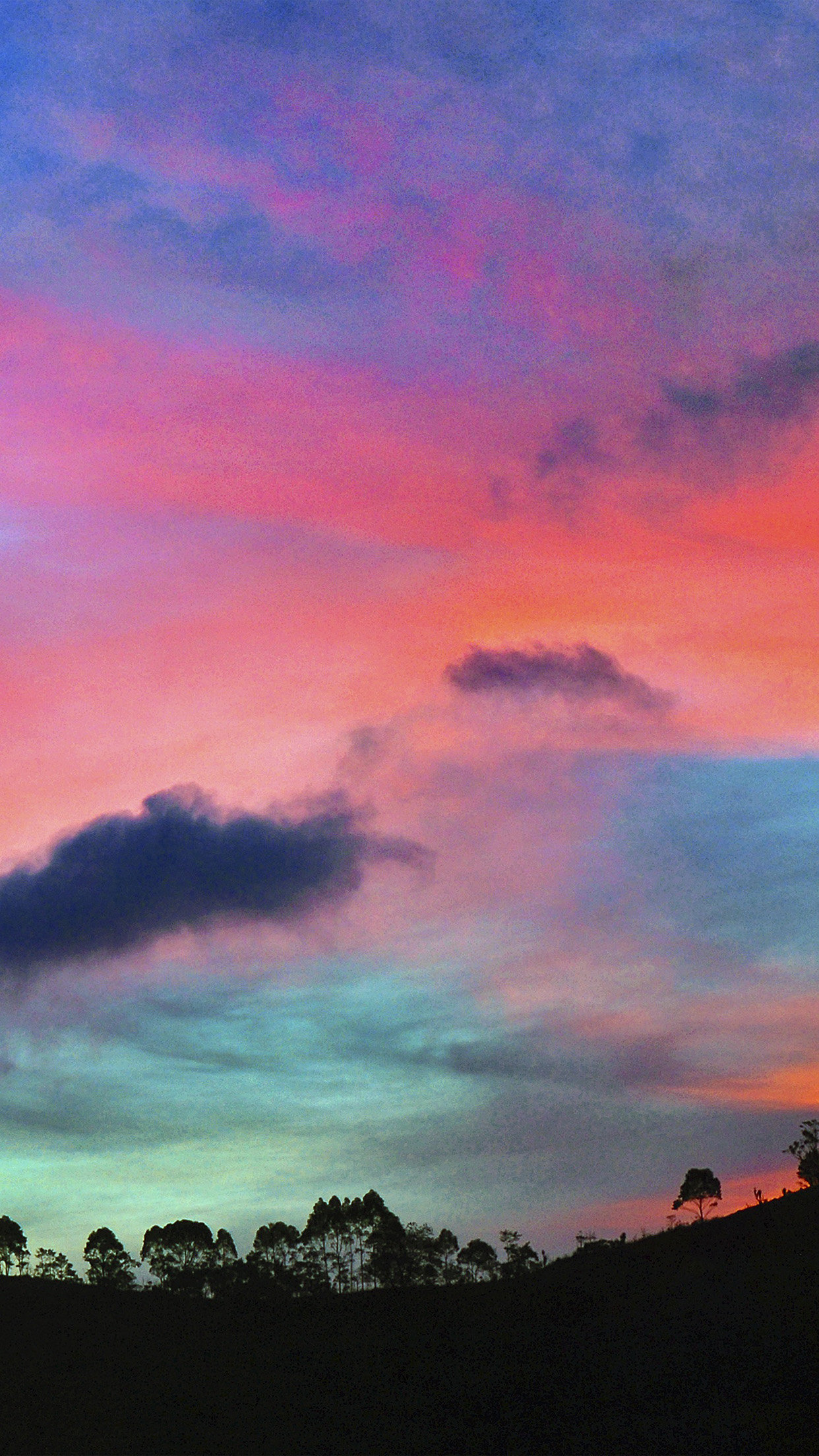 Sky Rainbow Cloud Sunset Nature Android wallpaper