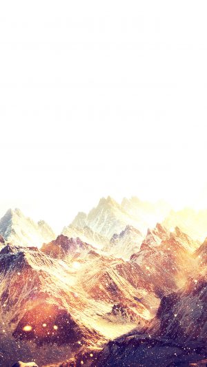 Snow Ski Red Mountain Night Winter Nature Android wallpaper