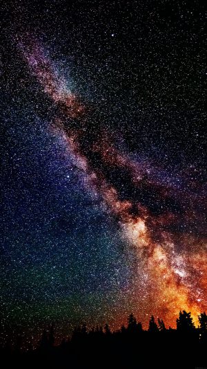 Star Gazing Night Flare Color Nature Sky Android wallpaper