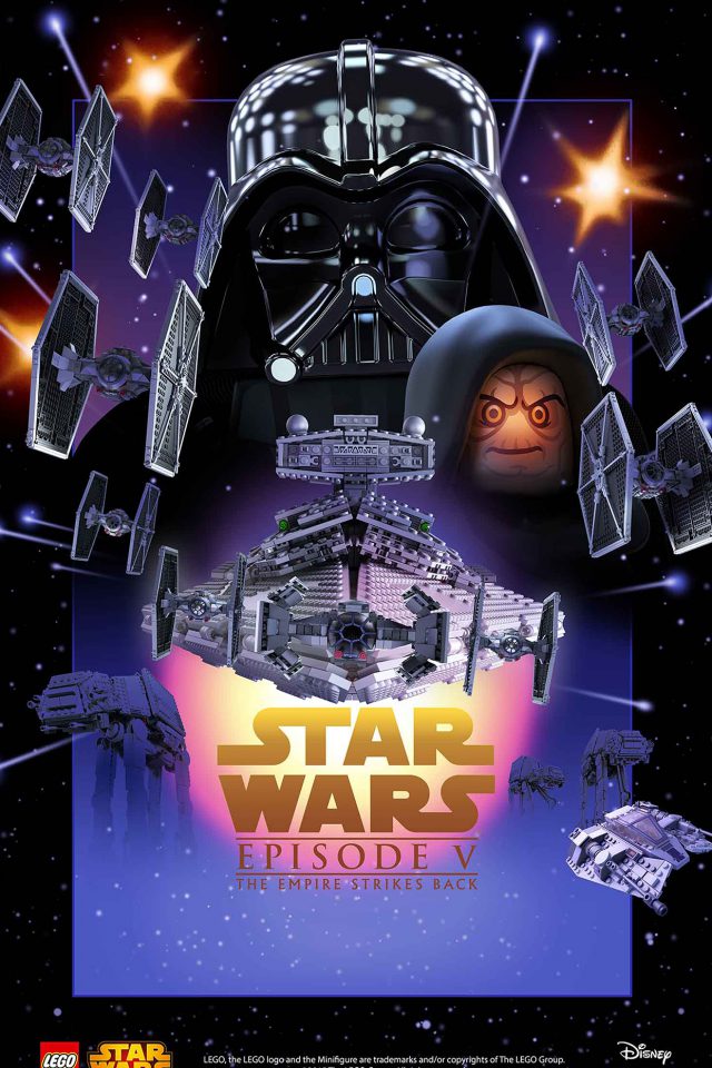 Starwars Lego Episode 5 Empire Strikes Back Film Art Android wallpaper