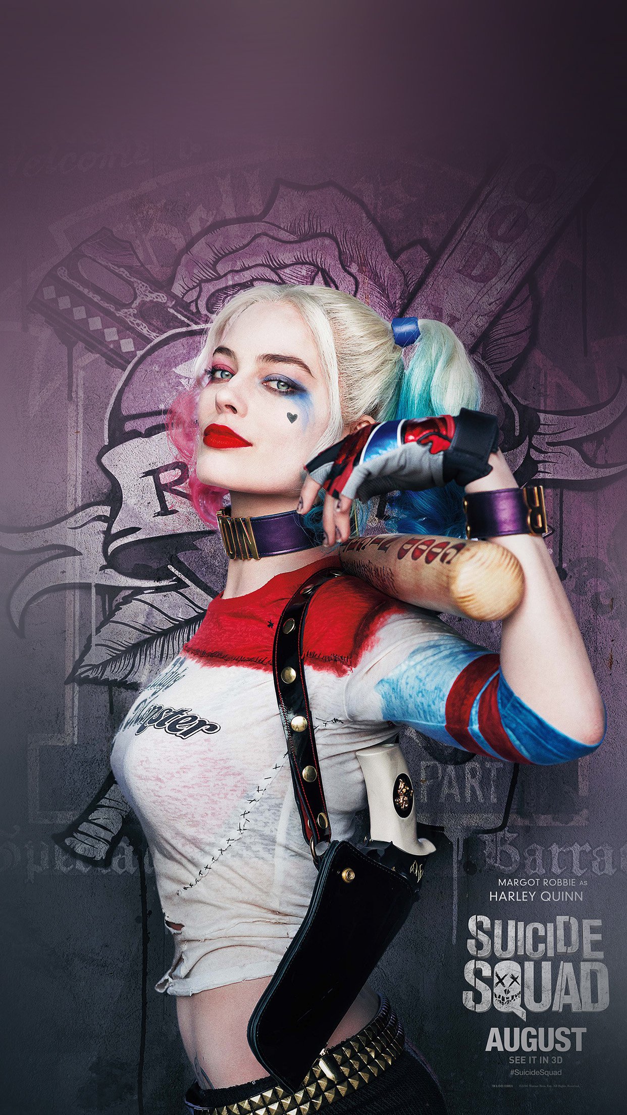 Suicide Squad Poster Film Art Hall Harley Quinn Android wallpaper