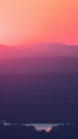 Sunrise Red Sun Orange Yellow Morning Nature Android wallpaper