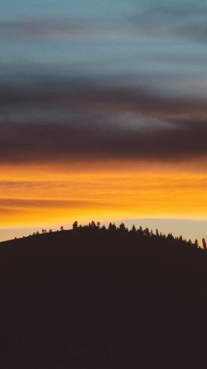 Sunset Mountain Sky Cloud Afternoon Nature Android wallpaper