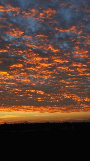 Sunset Sky Cloud Vacation Nature Red Android wallpaper