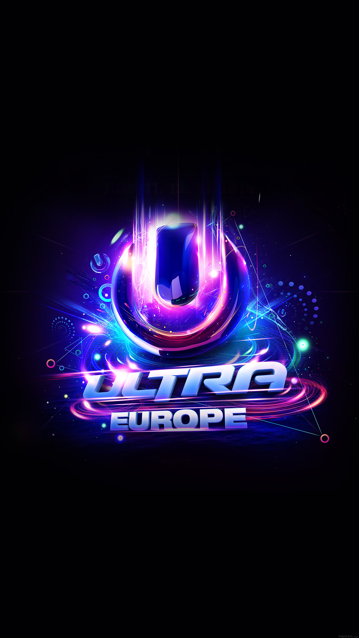 Ultra Europe Art Poster Music Party Concert Android wallpaper