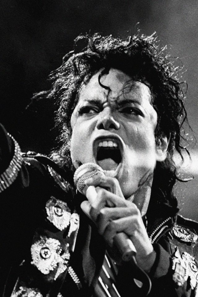Wallpaper Michael Jackson Sing Music Face Android wallpaper
