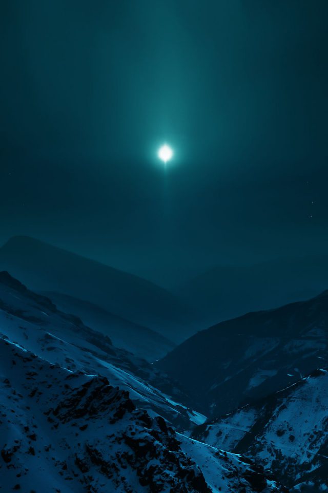 Wallpaper Nature Earth Asleep Mountain Night Android wallpaper