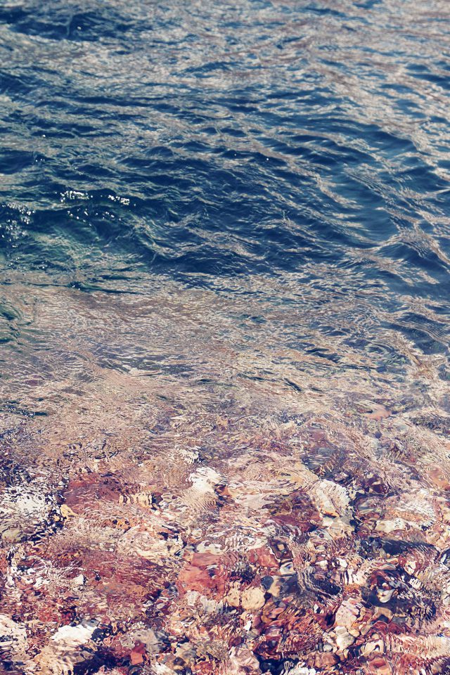 Water Ripples Sea Clear Nature Pattern Android wallpaper