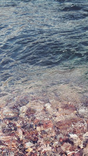Water Ripples Sea Nature Pattern Android wallpaper