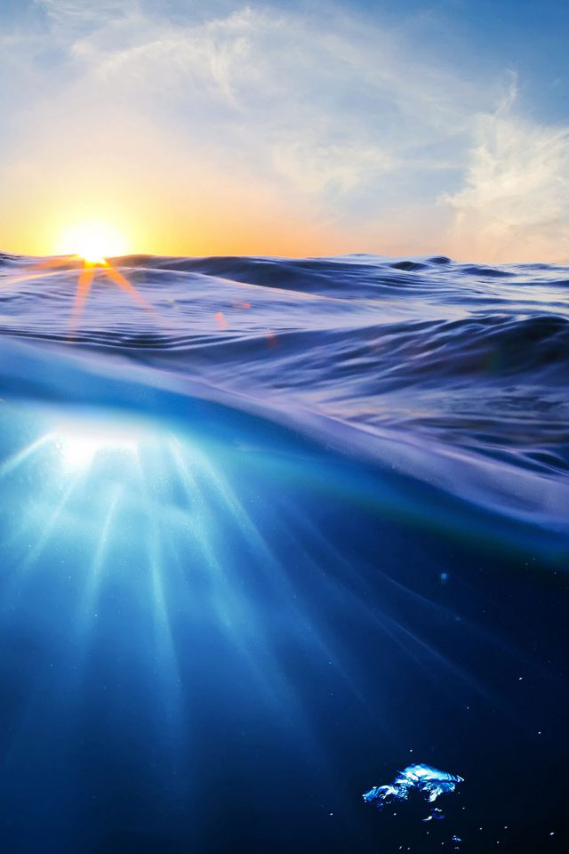 Water Rise Sea Nature Android wallpaper