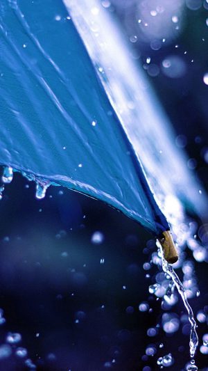 Water Umbrella Nature Android wallpaper