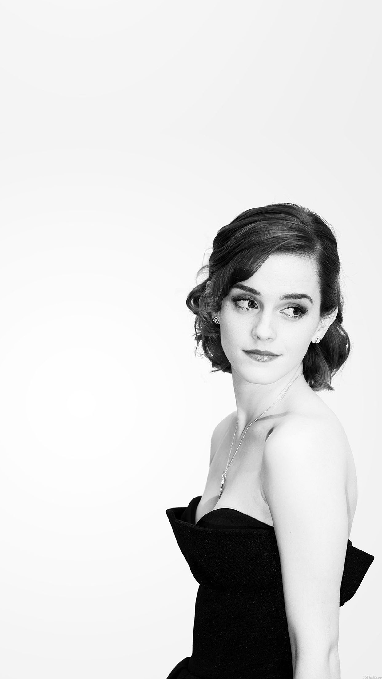 Watson Emma In Dress Beauty Girl Film Face Android wallpaper