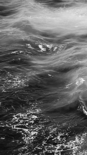 Wave Nature Water Bw Sea Ocean Summer Android wallpaper