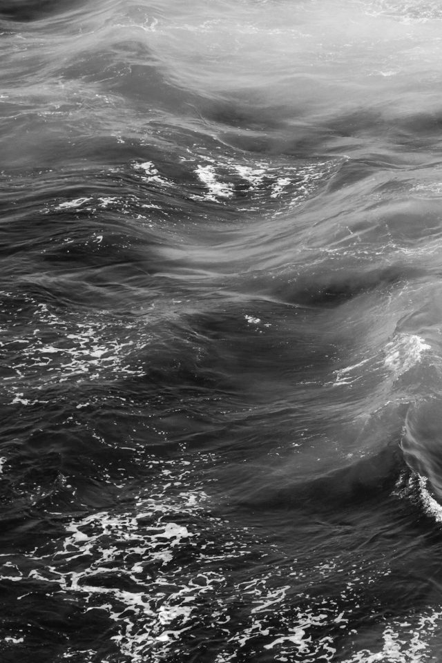 Wave Nature Water Bw Sea Ocean Summer Android wallpaper