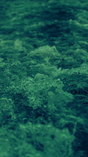 Wave Sea Green Ocean Nature Angry Android wallpaper