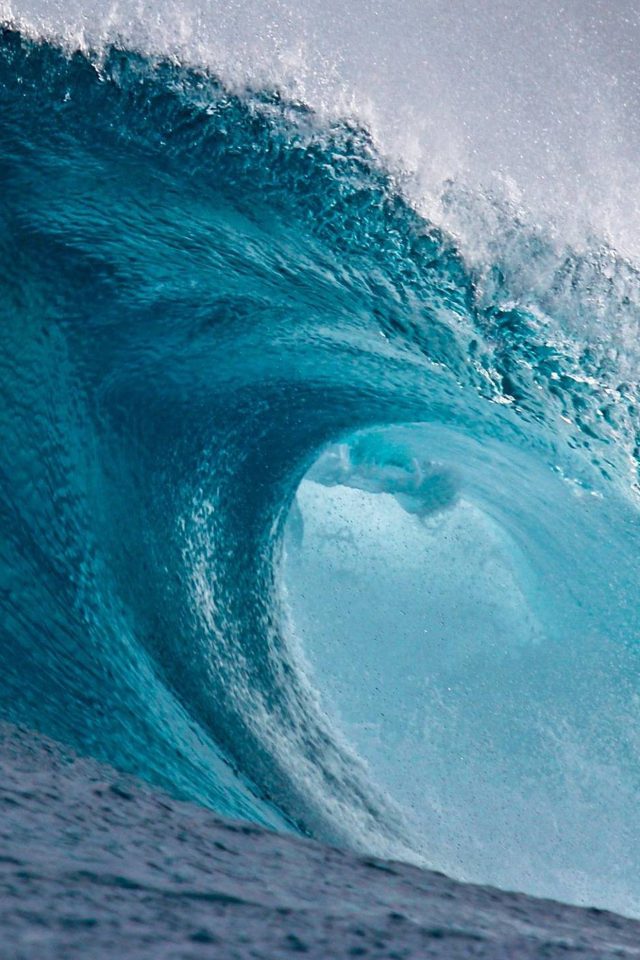 Wave Surf Ocean Sea Beach Art Nature Android wallpaper