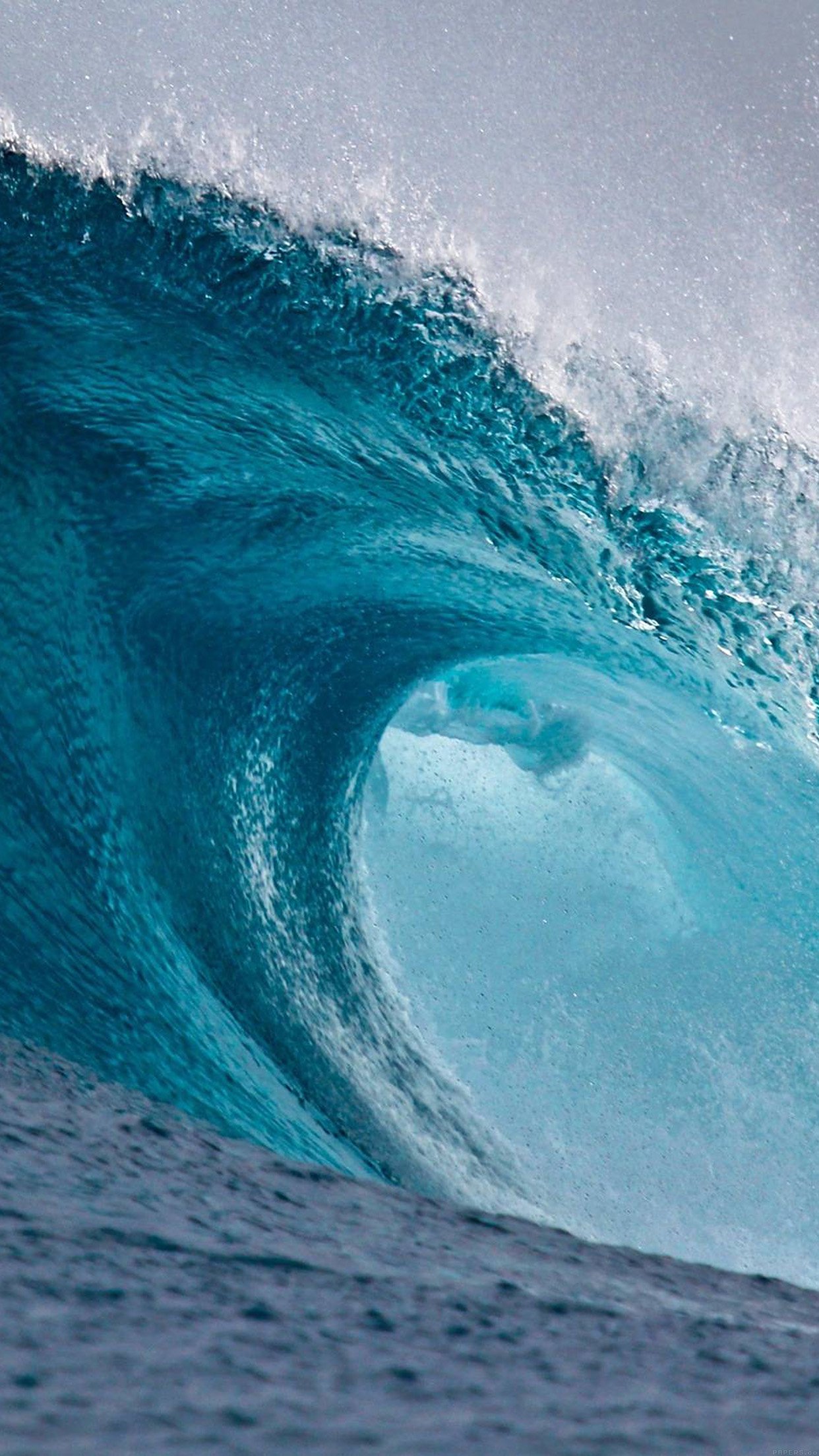 Wave Surf Ocean Sea Beach Art Nature Android wallpaper