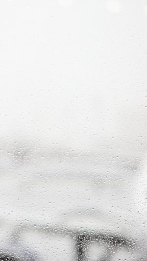 Window Rain Bubble Nature City White Android wallpaper
