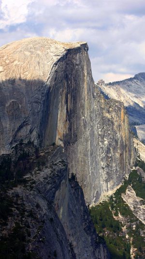 Yosemite Dome Mountain Summer Nature Android wallpaper