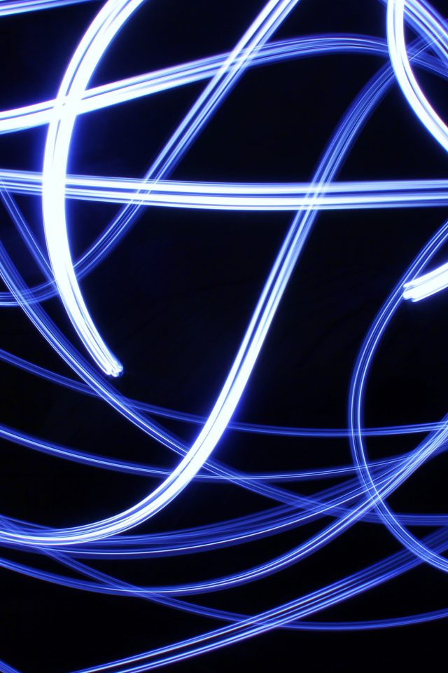 Curve Line Abstract Dark Blue Pattern Android wallpaper