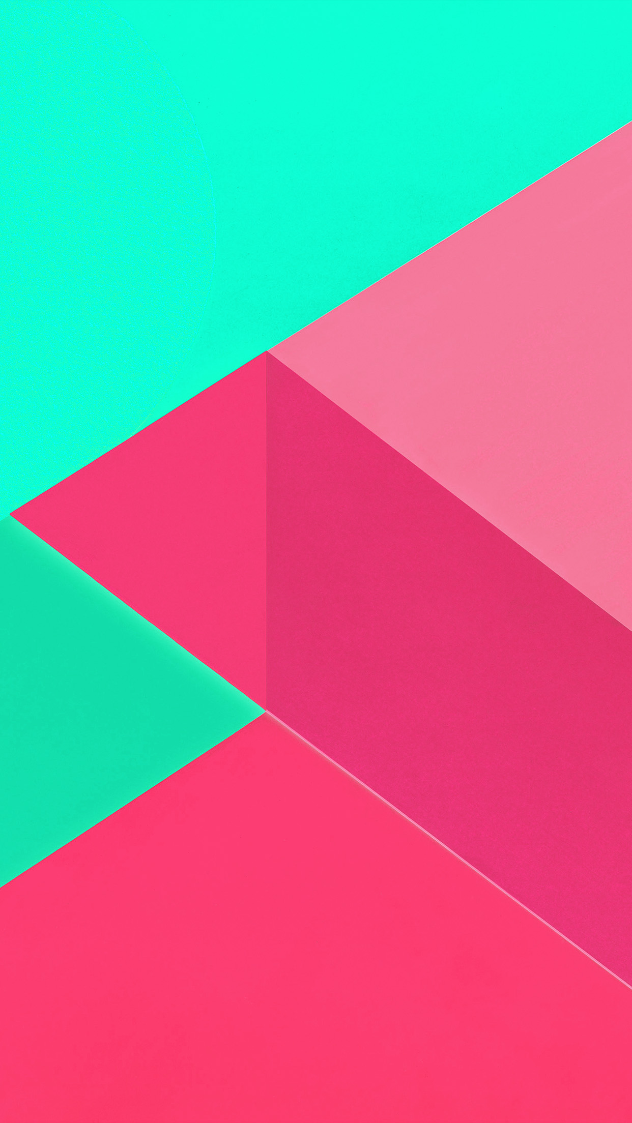Android Marshmallow New Green Pink Pattern Android wallpaper