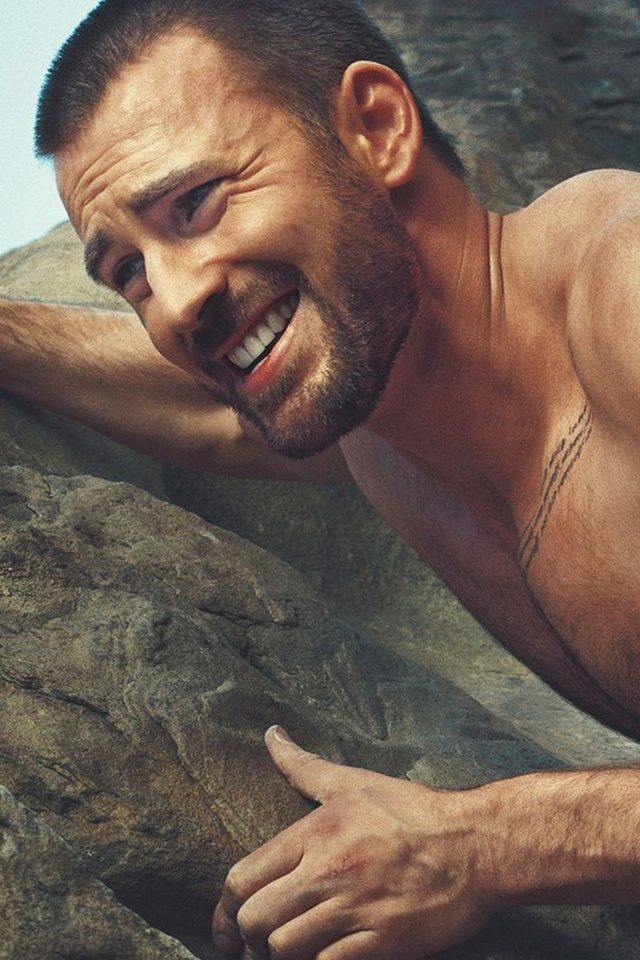 Chris Evans Rock Climbing Star Android wallpaper