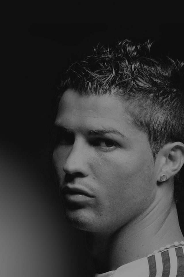 Christiano Ronaldo Bw Hot Sports Soccer Android wallpaper