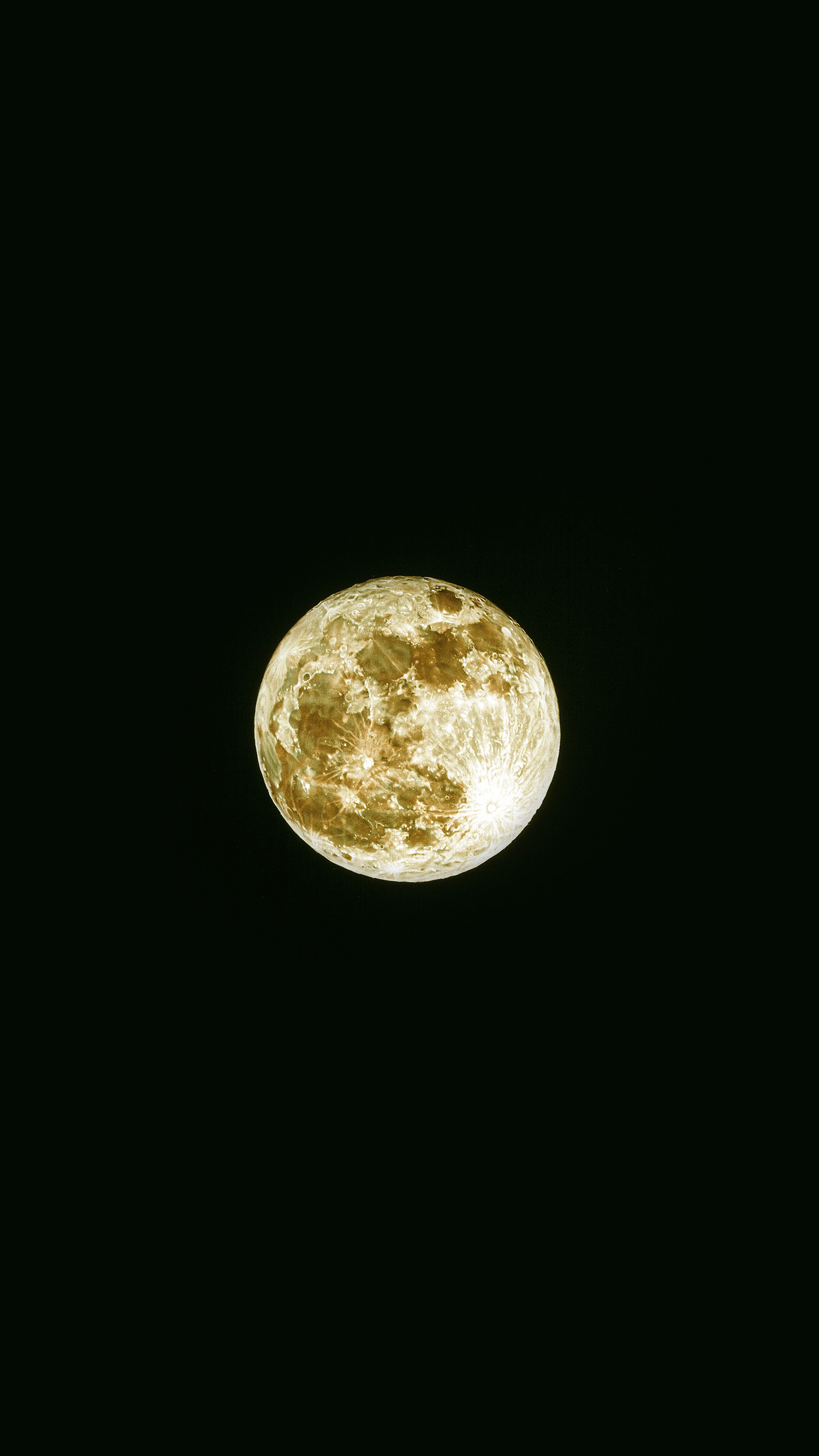 Damian Moon Yellow Dark Nature Space Sky Android wallpaper