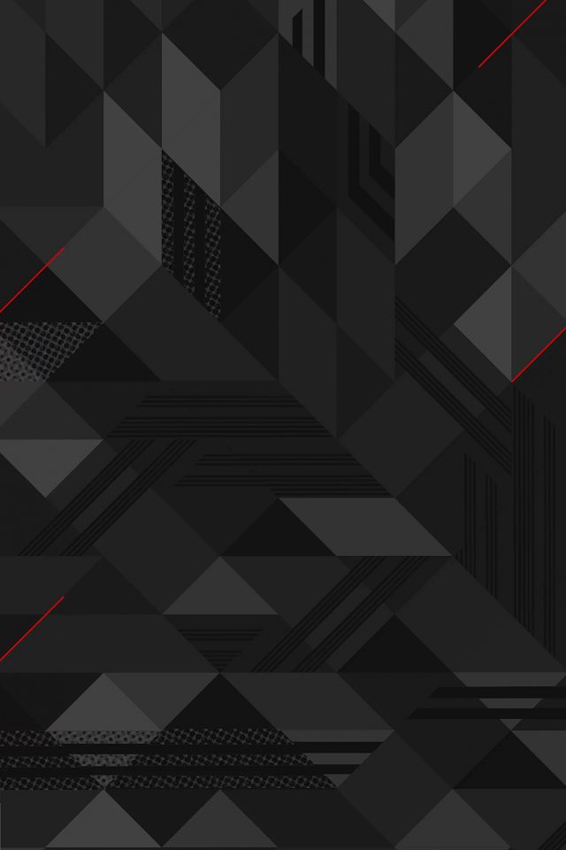 Dark Abstract Triangle Pattern Bw Android wallpaper