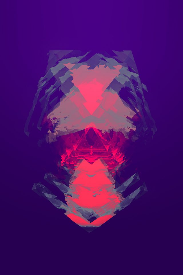 Darkflow Purple Digital Abstract Art Pattern Android wallpaper