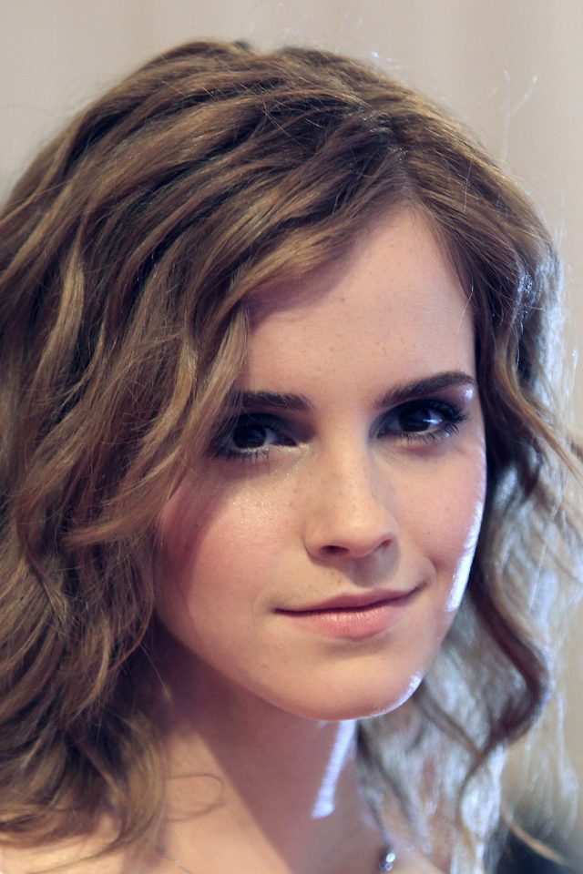 Emma Watson Face Actress Celebrity Android wallpaper
