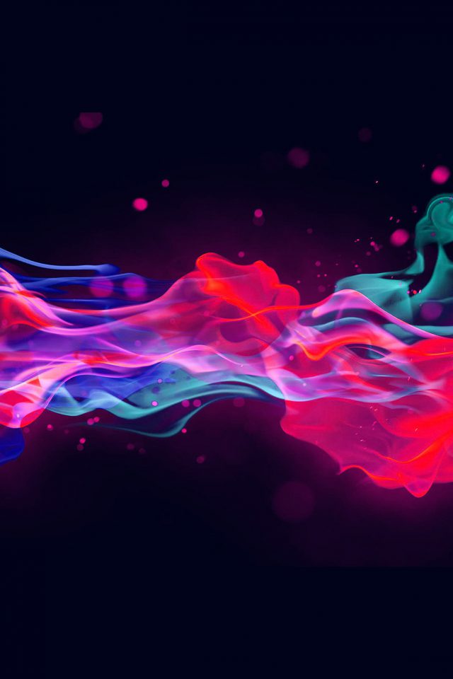 Fire Cold Abstract Pattern Rainbow Android wallpaper