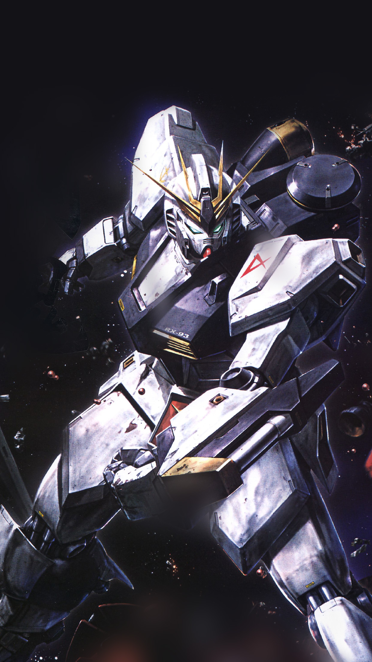 Gundam Rx Illust Toy Space Art Android wallpaper