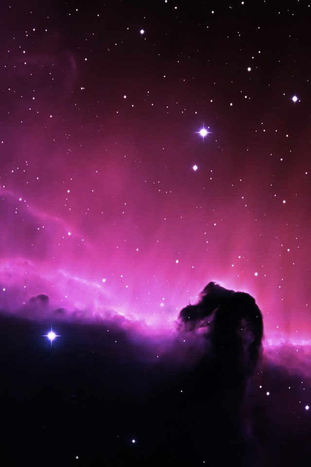 Horse Head Nebula Space Stars Android wallpaper