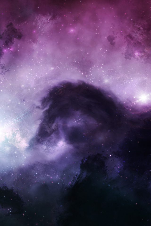 Illuminating Space Star Galaxy Art Android wallpaper