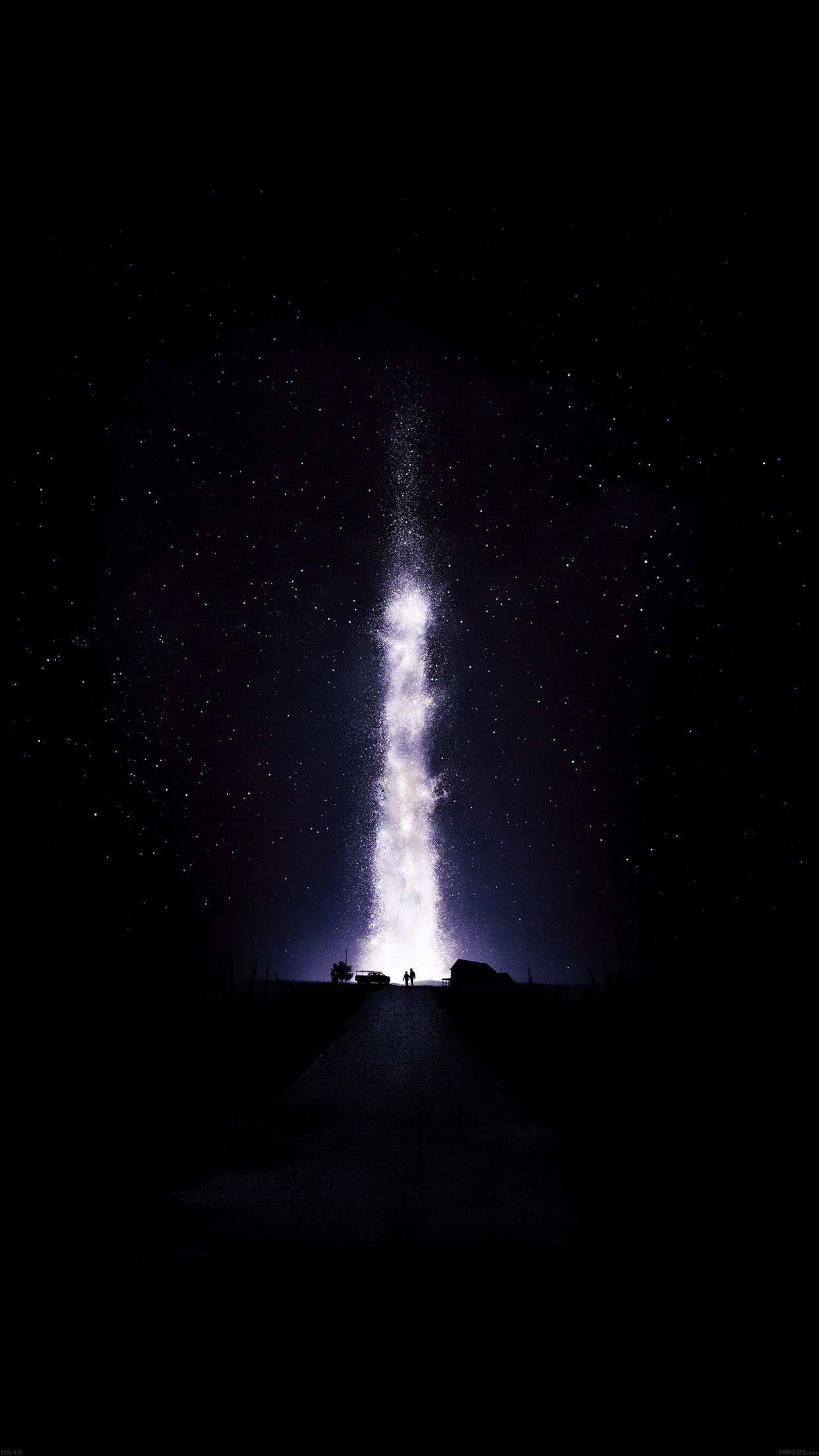 Interstellar Dark Space Night Stars Fire Best Android wallpaper
