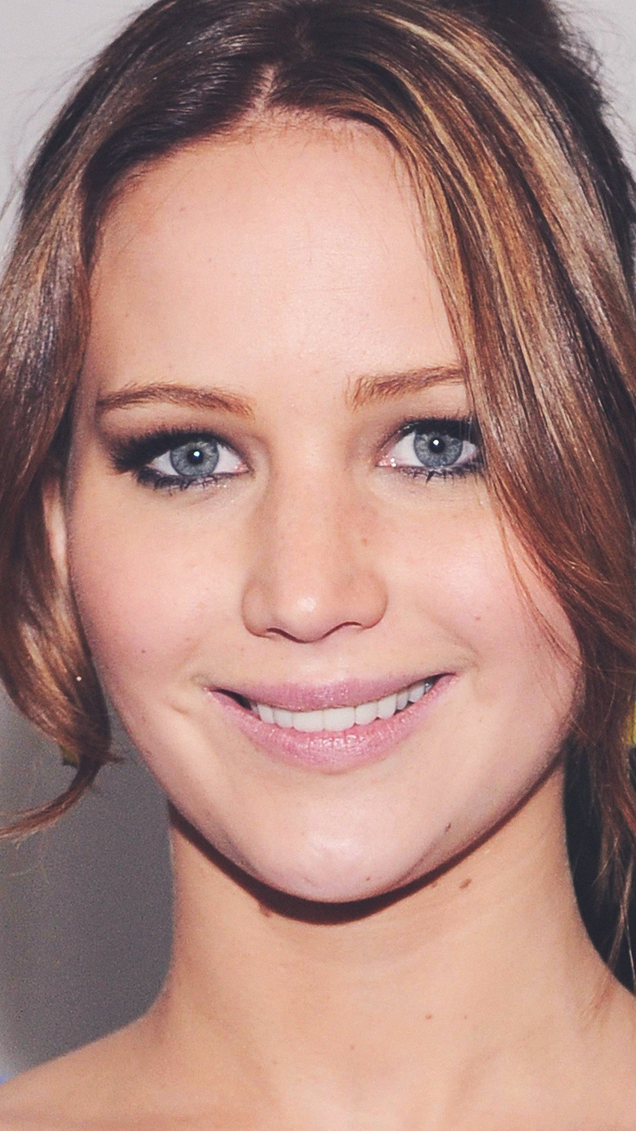 Jennifer Lawrence Smile Celebrity Face Android wallpaper