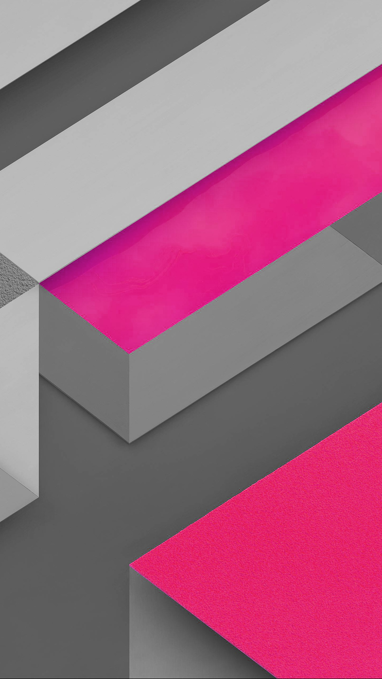 Marshmallow Android Hotpink Triangle Pattern Android wallpaper